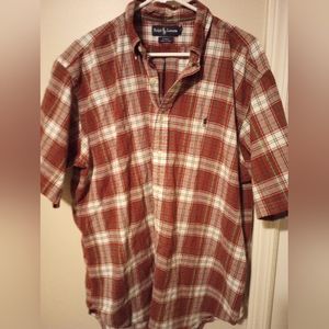 Ralph Lauren Men's short sleeve button down dress shirt